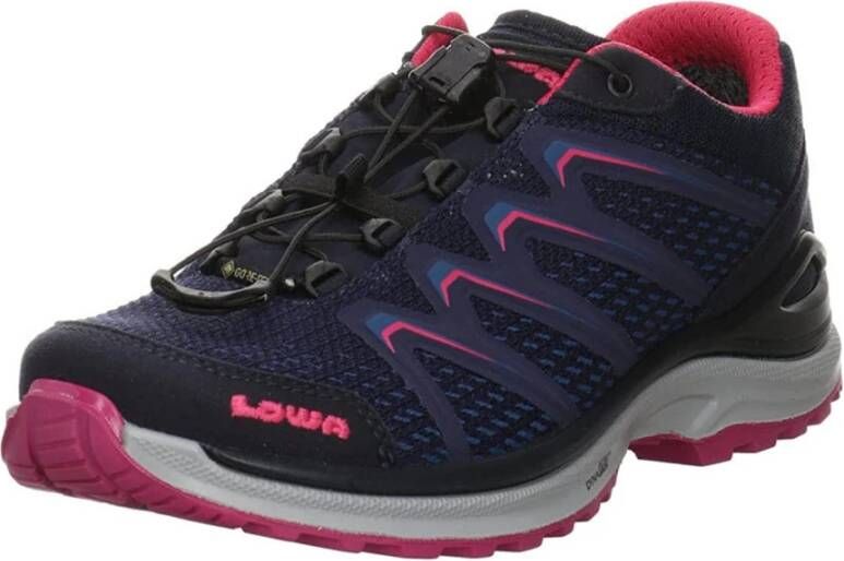 Lowa Textiel Sneaker Blue Dames