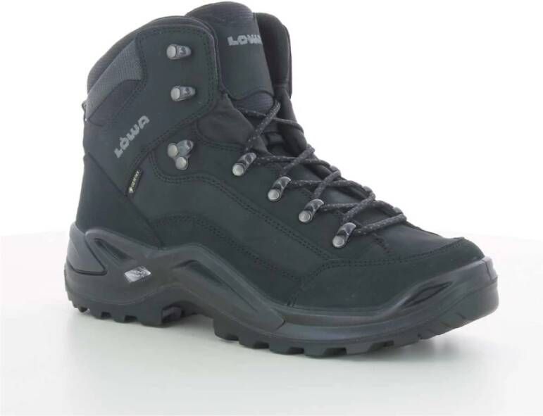 Lowa Zwarte Renegade GTX MD 22 Herenschoenen Zwart Heren