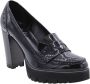 Luca Grossi Bloemen Pump Schoenen Black Dames - Thumbnail 2