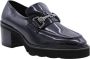 Luca Grossi Damastbloem Mocassin Schoenen Blue Dames - Thumbnail 3