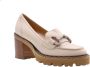 Luca Grossi Elegant Lancelot Moccasin Pumps Beige Dames - Thumbnail 13