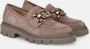 Luca Grossi Moderne Dove Grey Platte Schoenen Gray Dames - Thumbnail 2