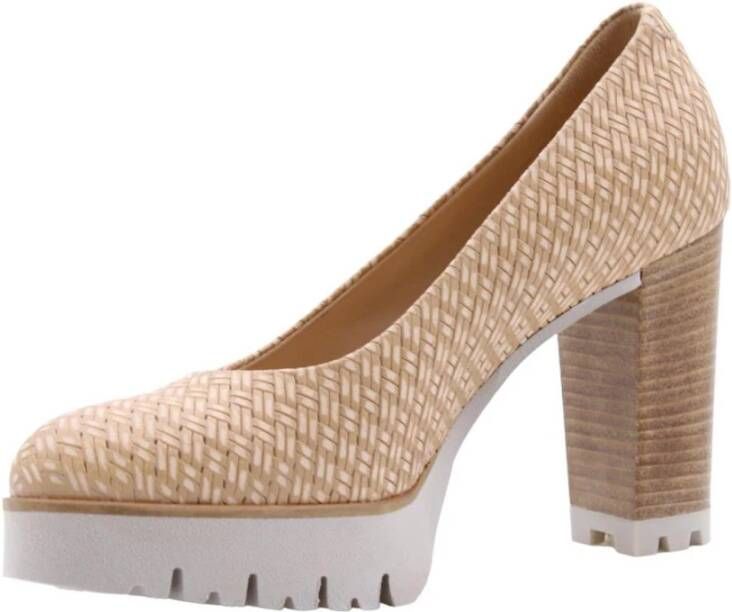 Luca Grossi Schlager Pomp Beige Dames