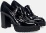 Luca Grossi Zwarte franje loaferschoenen Black Dames - Thumbnail 2