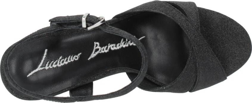 Luciano Barachini Sandalen Zwart Black Dames