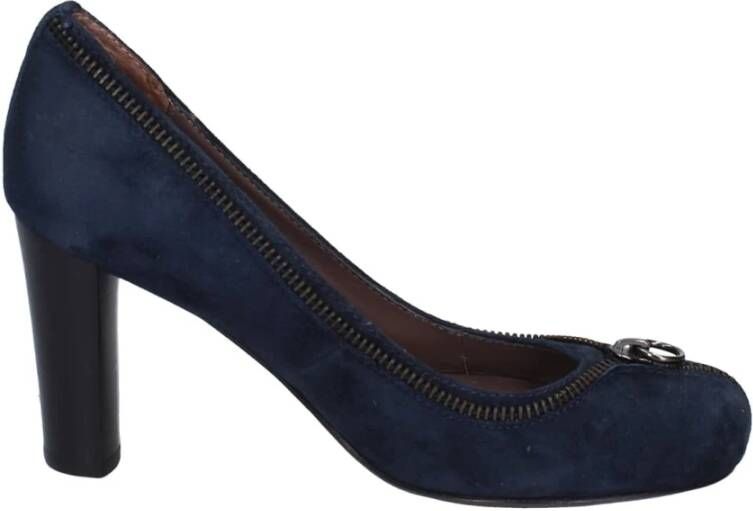 Luciano Barachini Suede Damesschoenen Blue Dames