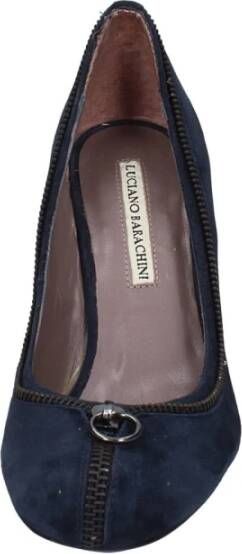 Luciano Barachini Suede Damesschoenen Blue Dames