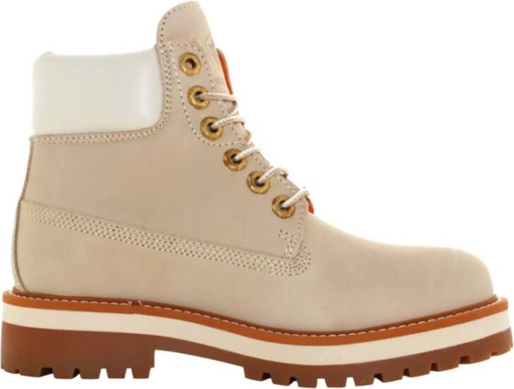 Lumberjack Dames Enkellaarsjes Kristy Stijl White Dames