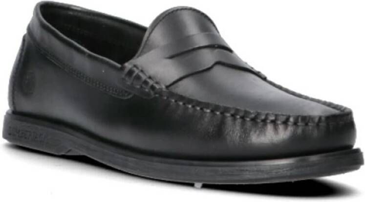 Lumberjack Klassieke Zwarte Leren Loafer Black Heren