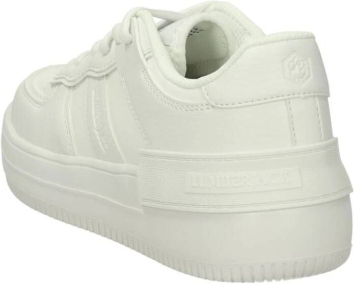 Lumberjack Lage Sneakers White Dames