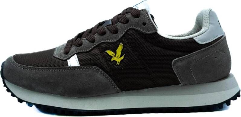 Lyle & Scott Bruine Sneakers Dice Model Brown Heren