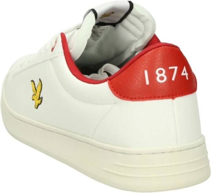 Lyle & Scott Lage Sneakers White Heren