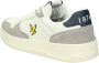 Lyle & Scott Witte Leren Sneakers White Heren - Thumbnail 5