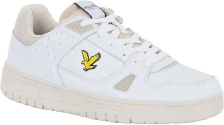 Lyle & Scott Sneakers met toon-op-toon en geborduurd logo White Heren