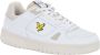 Lyle & Scott Sneakers met toon-op-toon en geborduurd logo White Heren - Thumbnail 2