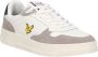 Lyle & Scott Witte Leren Sneakers White Heren - Thumbnail 12