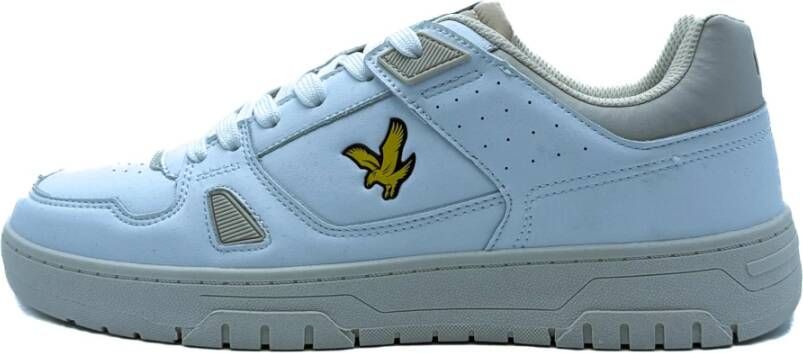 Lyle & Scott Witte Sneakers Evanton Collectie 2024 2025 White Heren