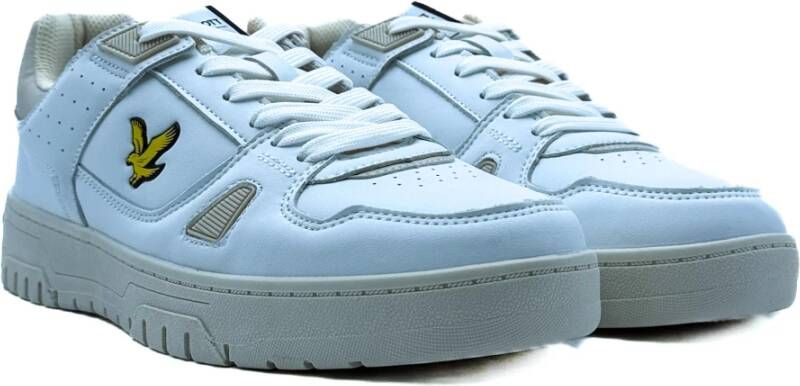 Lyle & Scott Witte Sneakers Evanton Model White Heren