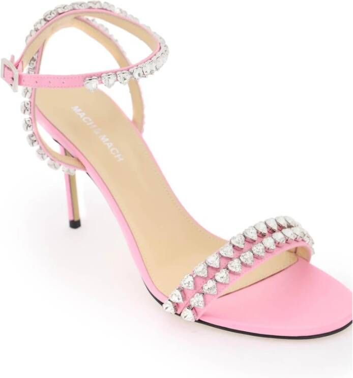 Mach & Mach Audrey Sandalen met Kristallen Pink Dames