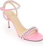 Mach & Mach Audrey Sandalen met Kristallen Pink Dames - Thumbnail 4