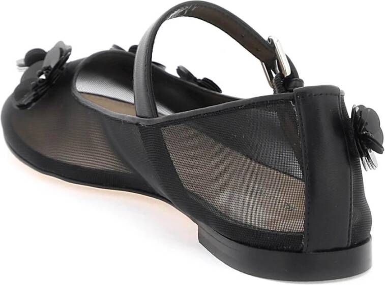 Mach & Mach Flats Black Dames