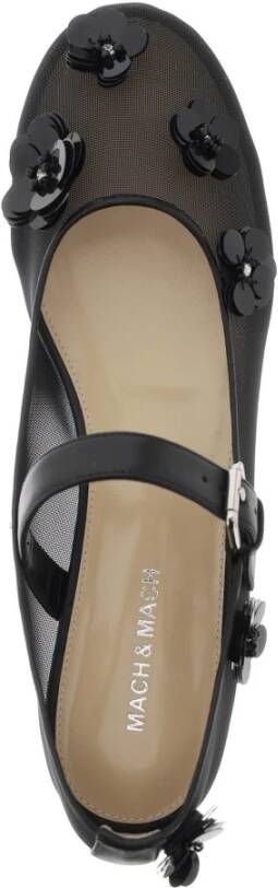 Mach & Mach Flats Black Dames