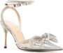 Mach & Mach Gouden Bow Slingback met Kristaldetail Yellow Dames - Thumbnail 2