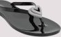 Mach & Mach Hart Rubber String Sandalen Black Dames - Thumbnail 4