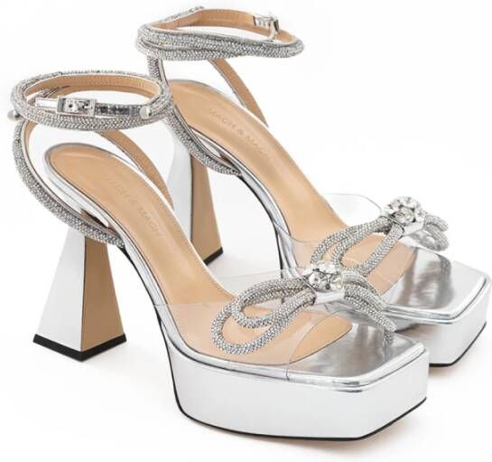 Mach & Mach High Heel Sandals Gray Dames