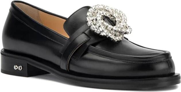 Mach & Mach Klassieke Zwarte Loafers Black Dames