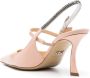 Mach & Mach Kristal Lakleren Slingback Schoenen Pink Dames - Thumbnail 2