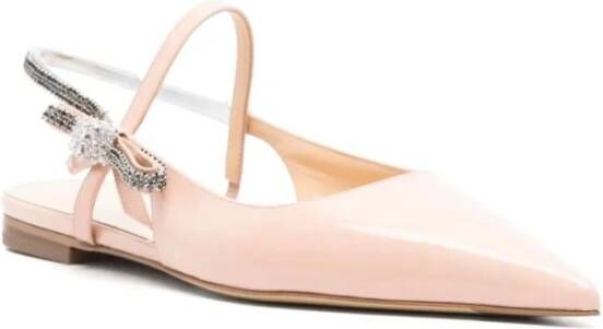 Mach & Mach Kristallen Kubus Slingback Flats Pink Dames