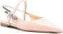 Mach & Mach Kristallen Kubus Slingback Flats Pink Dames - Thumbnail 2