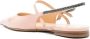 Mach & Mach Kristallen Kubus Slingback Flats Pink Dames - Thumbnail 4