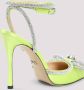 Mach & Mach Geel Oranje Zijden Pumps Elegant Green Dames - Thumbnail 3