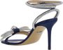 Mach & Mach Rhinestone Bow Stiletto Heels Blue Dames - Thumbnail 3