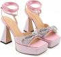 Mach & Mach Elegante Roze Leren Plateauschoenen Pink Dames - Thumbnail 3