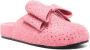 Mach & Mach Roze Strass Sliders Pink Dames - Thumbnail 4