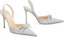 Mach & Mach Versierde puntige slingback-pumps Gray Dames - Thumbnail 2