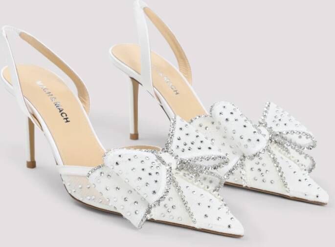 Mach & Mach Witte Pumps voor Vrouwen Elegante Stijl White Dames