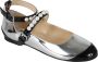 Mach & Mach Zilveren Ballerina's Elegant Patent Finish Gray Dames - Thumbnail 2