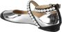 Mach & Mach Zilveren Ballerina's Elegant Patent Finish Gray Dames - Thumbnail 3