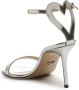 Mach & Mach Zilveren Sandalen voor Vrouwen Gray Dames - Thumbnail 6