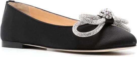 Mach & Mach Zwarte Ballerina Flats Black Dames