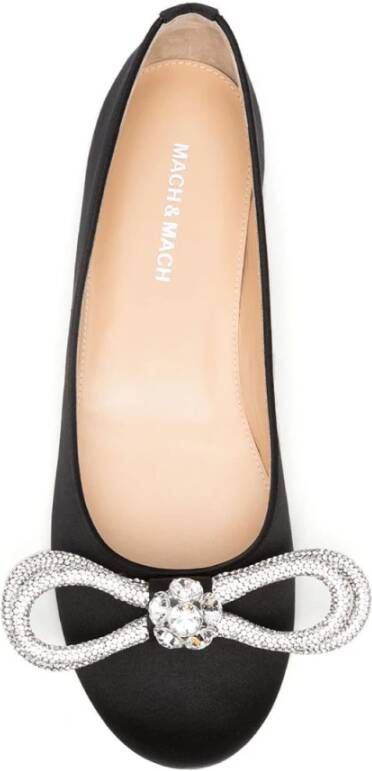 Mach & Mach Zwarte Ballerina Flats Black Dames