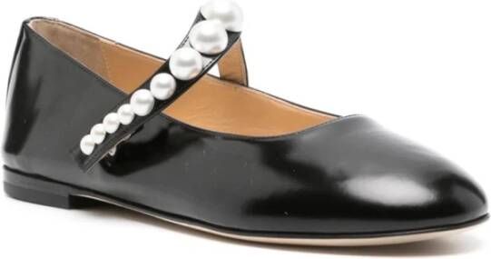 Mach & Mach Zwarte Ballerina Schoenen voor Vrouwen Black Dames