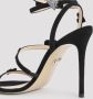 Mach & Mach Zwarte Kristal Sandalen Verhogen Stijl Black Dames - Thumbnail 5