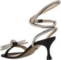 Mach & Mach Zwarte Kristal Strik Hoge Hak Sandalen Black Dames - Thumbnail 3