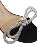 Mach & Mach Zwarte Kristal Strik Hoge Hak Sandalen Black Dames - Thumbnail 5