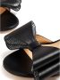 Mach & Mach Zwarte Leren Strik Sandalen Black Dames - Thumbnail 4